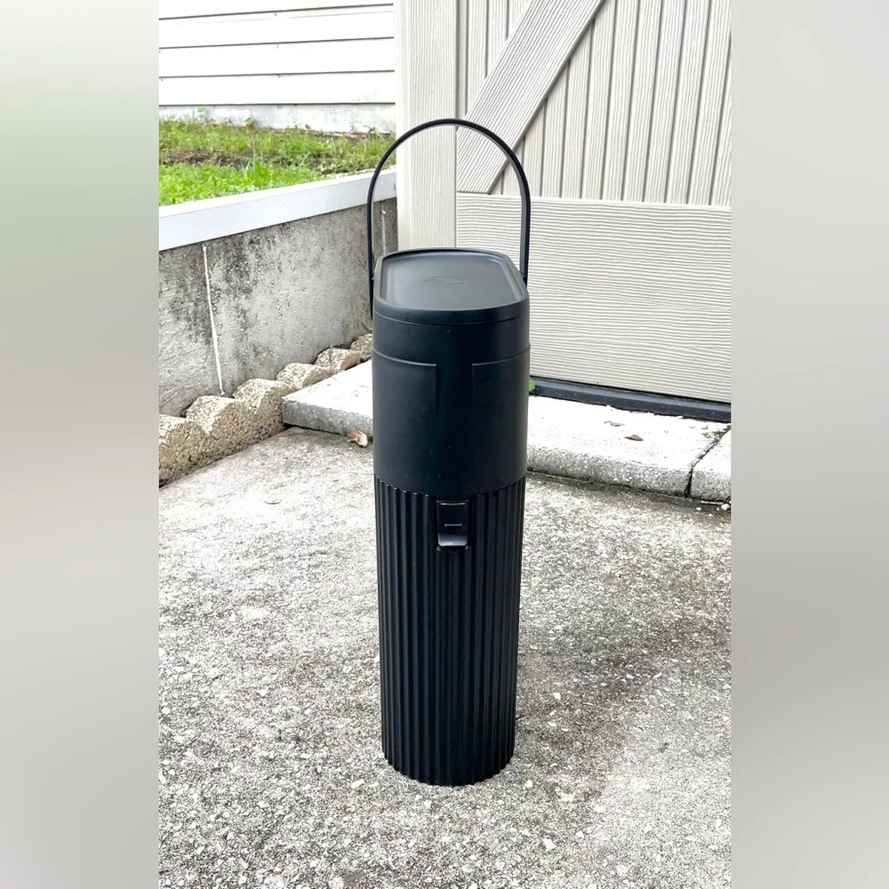 Nespresso Recycling Bin - Black Plastic Holds 60 Vertuo or 160 Original Capsules